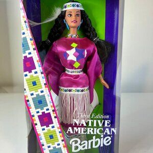 Barbie Native American,Third Edition.Dolls of the World-Mattel#12699, New in Box